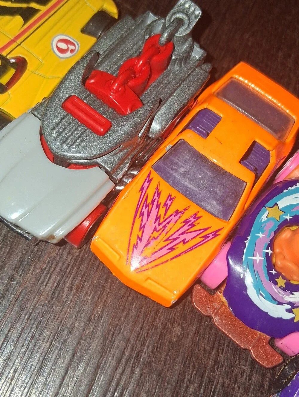 Assorted Kids Hot Wheels - Purple, Orange, Yellow, Blue